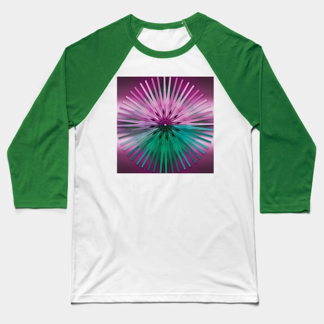 Ferris Wheel Gradient 5 Baseball T-Shirt by Bellewood222